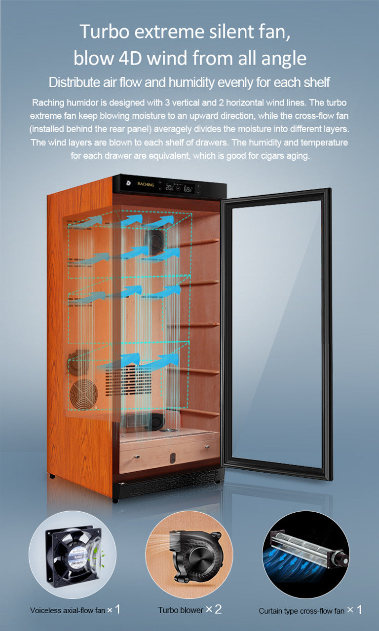 Raching C230A Climate Control Cigar Humidor