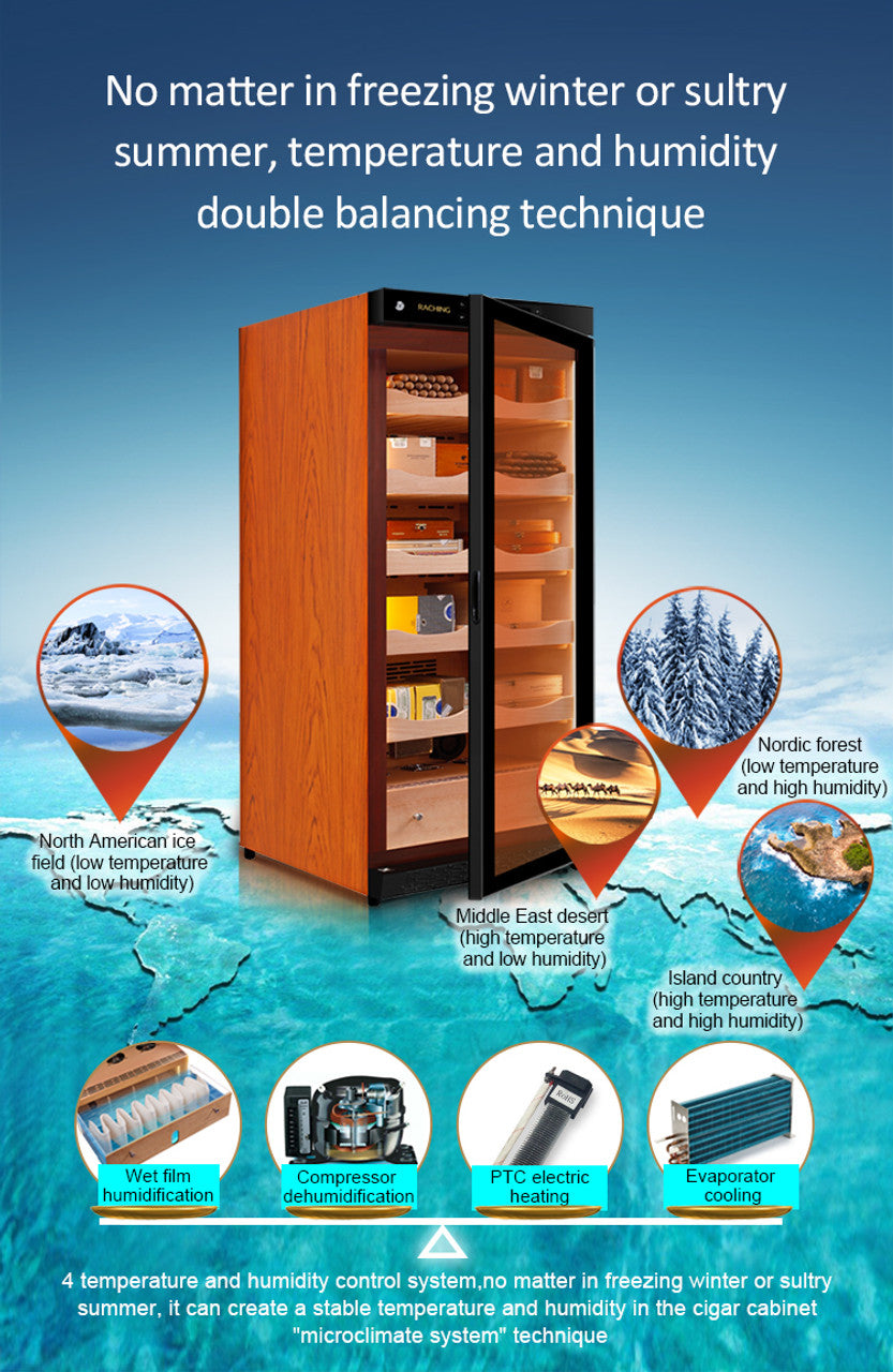 Raching C230A Climate Control Cigar Humidor