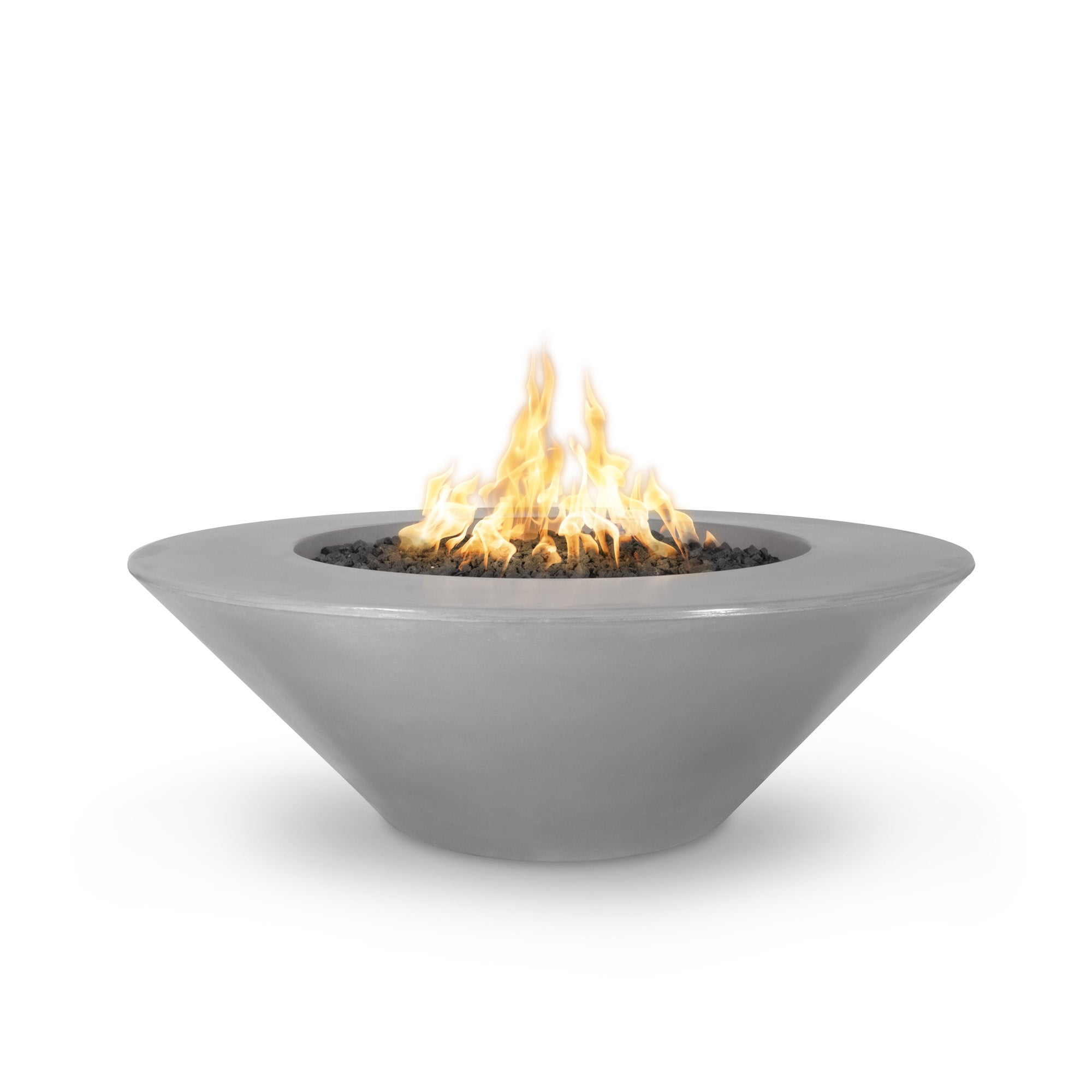The Outdoor Plus 48" Cazo Round Fire Pit - Metal Powder Coated - Wide Ledge