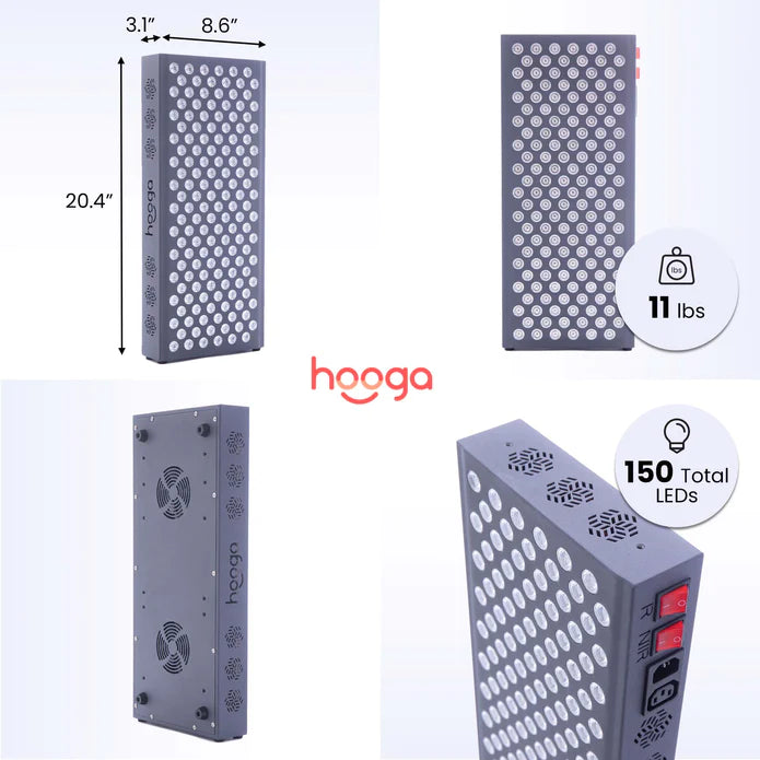 Hooga HGPRO750 Half Body Red Light Therapy Panel