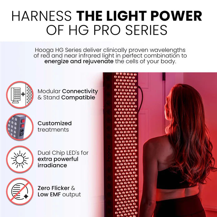 Hooga HGPRO750 Half Body Red Light Therapy Panel
