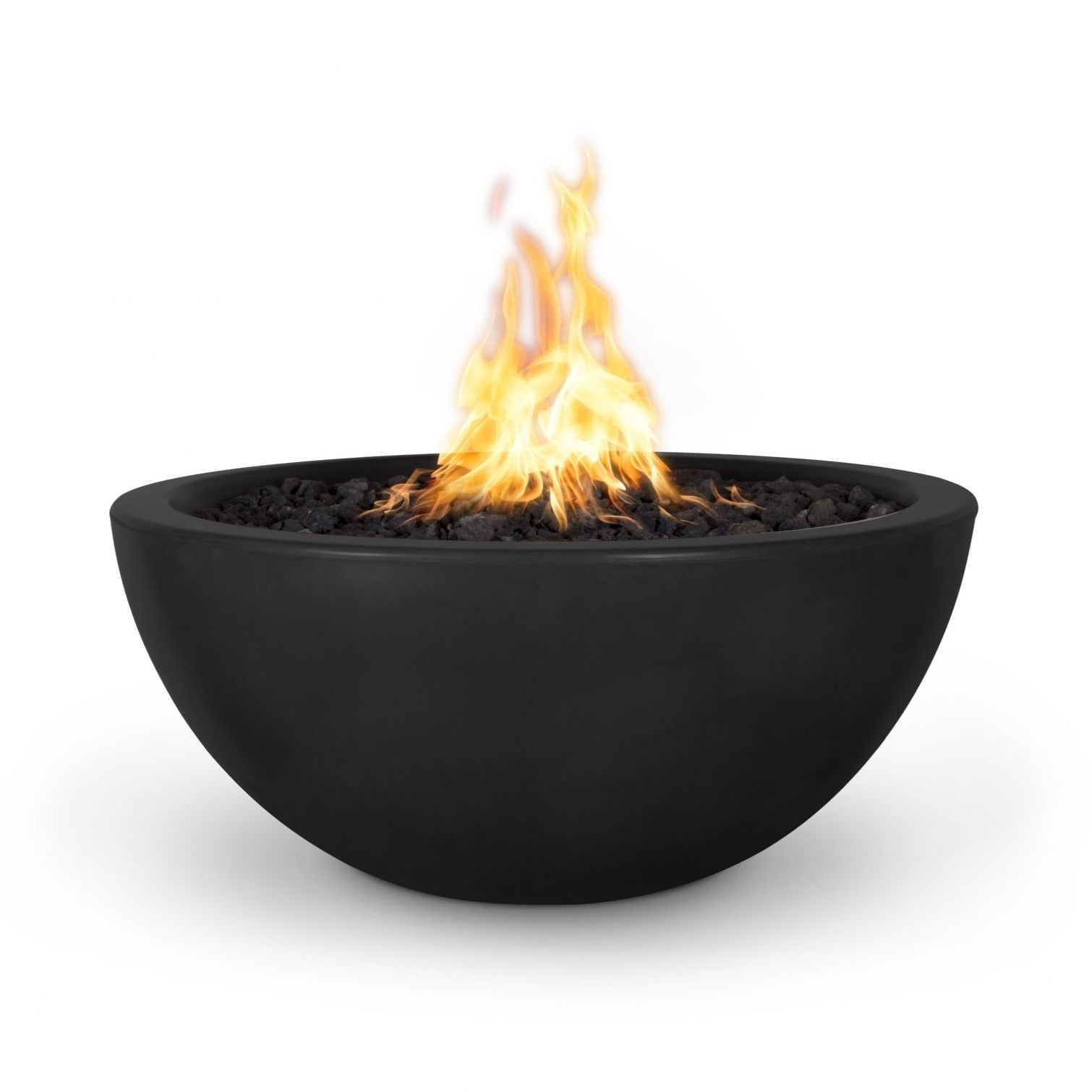 The Outdoor Plus 38" Round Luna Fire Pit - GFRC Concrete