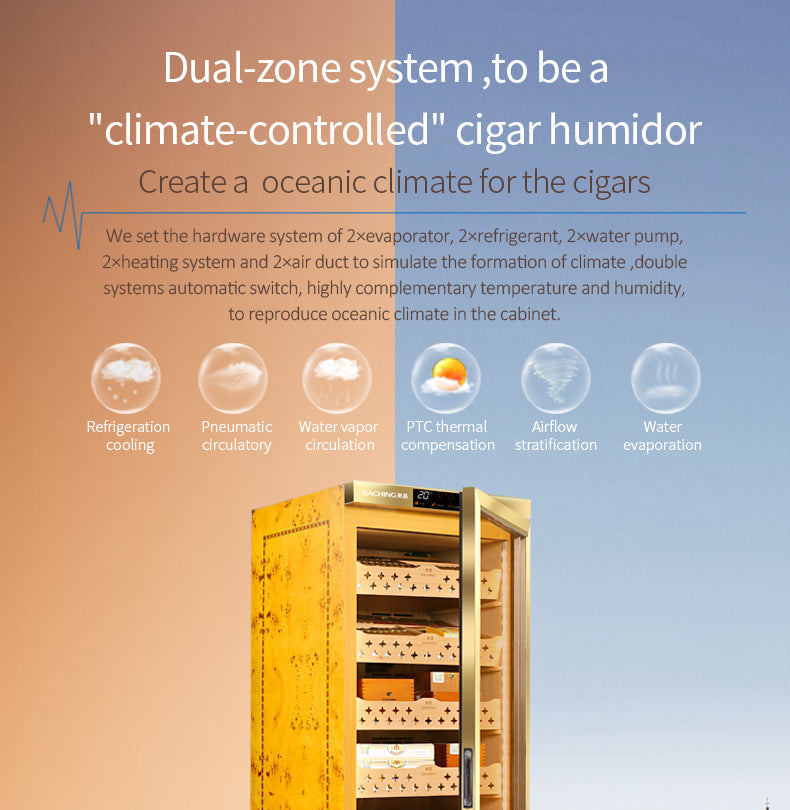 Raching MON3800A Climate Control Cigar Humidor