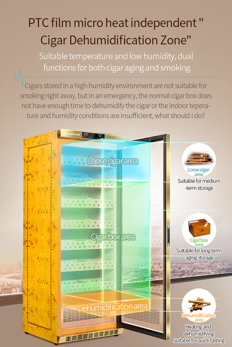 Raching MON3800A Climate Control Cigar Humidor
