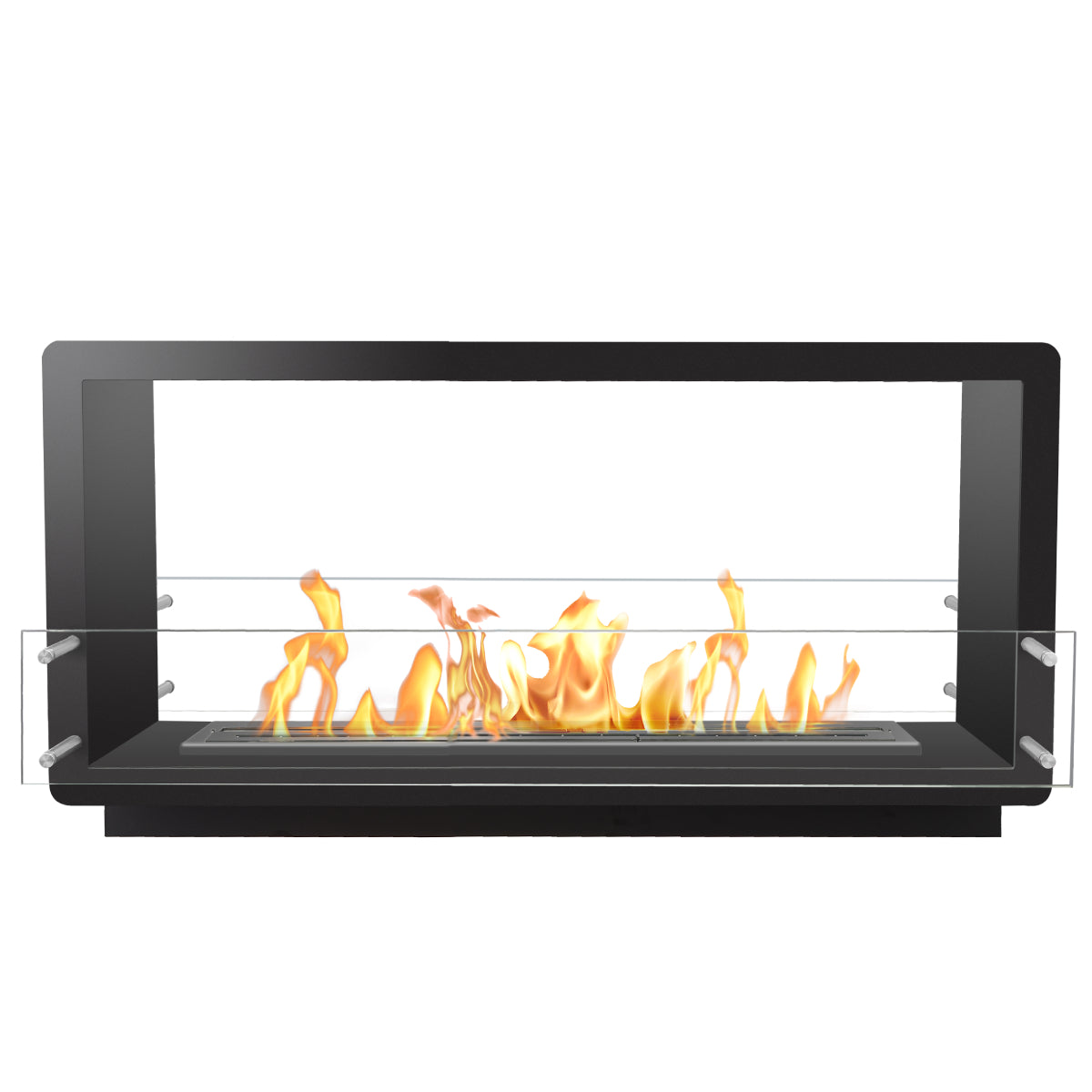The Bio Flame XL Firebox Double-Sided Ethanol Fireplace