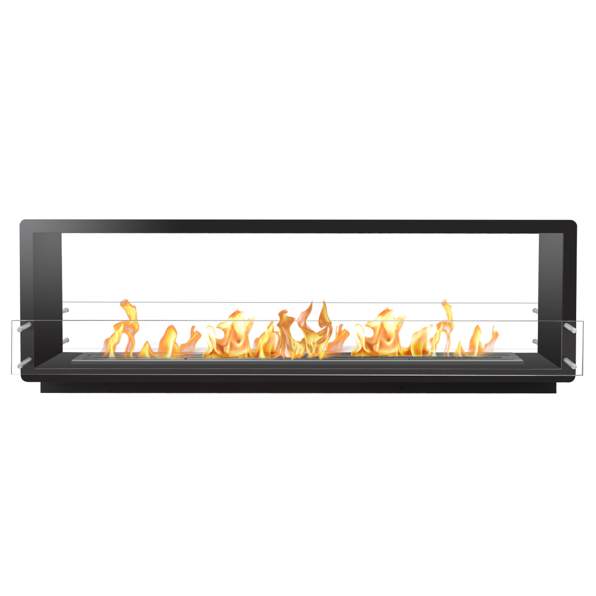 The Bio Flame 84" Firebox Double-Sided Ethanol Fireplace