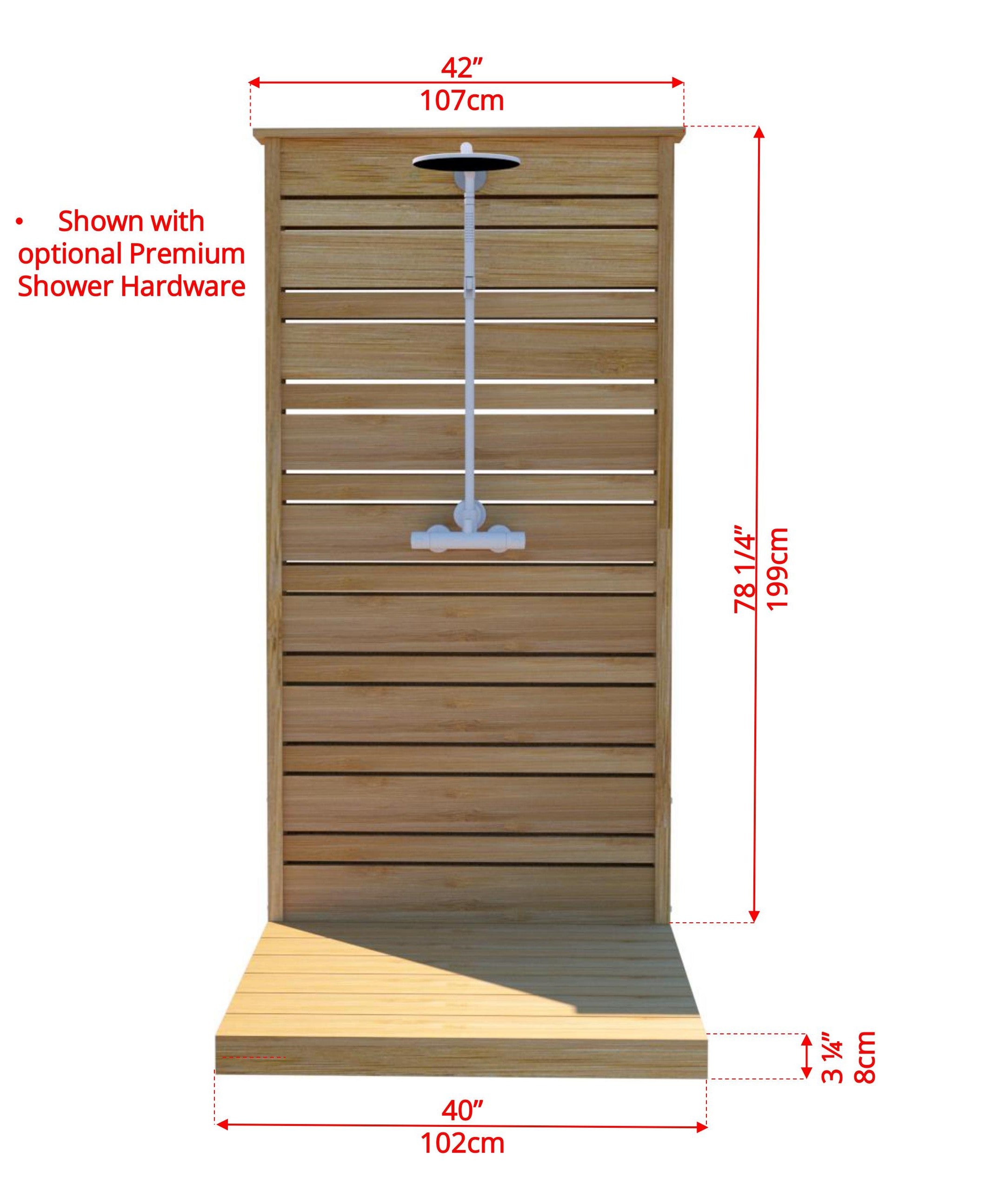 Dundalk Leisurecraft Savannah Standing Outdoor Shower