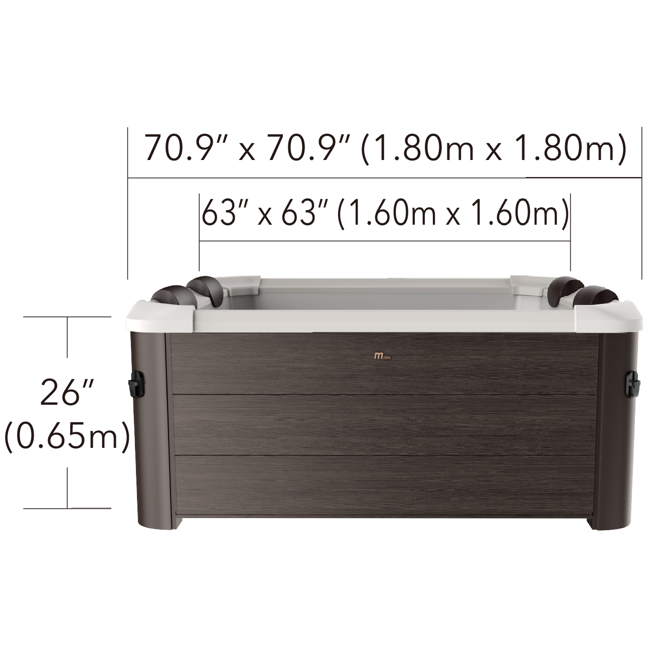 MSpa Frame TRIBECA 6-Person Bubble Spa