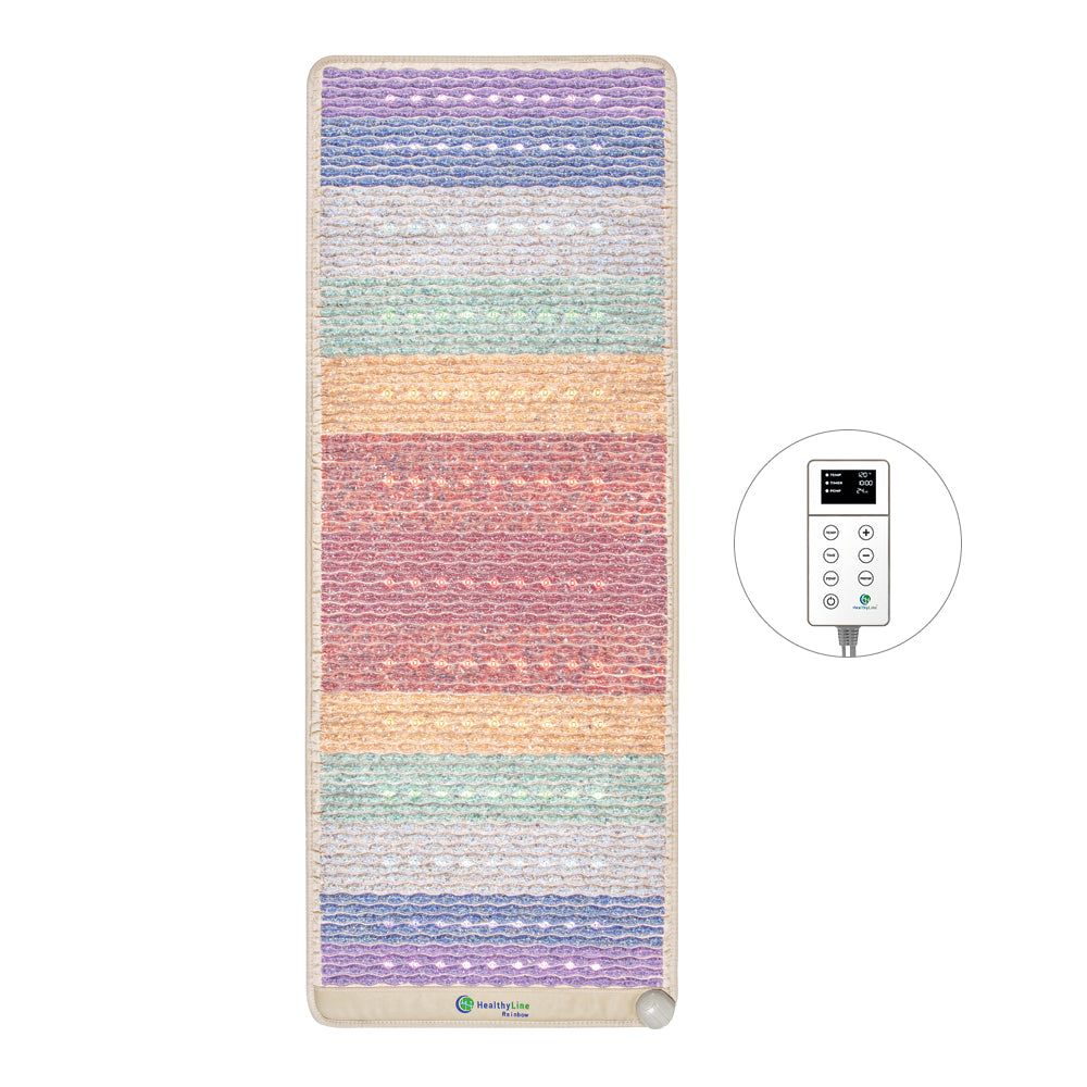 HealthyLine Rainbow Chakra Mat™ Large 7428 Firm - Photon PEMF InfraMat Pro® Third Edition