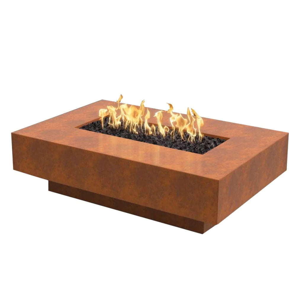 The Outdoor Plus 66" Rectangular Cabo Fire Pit - Corten Steel