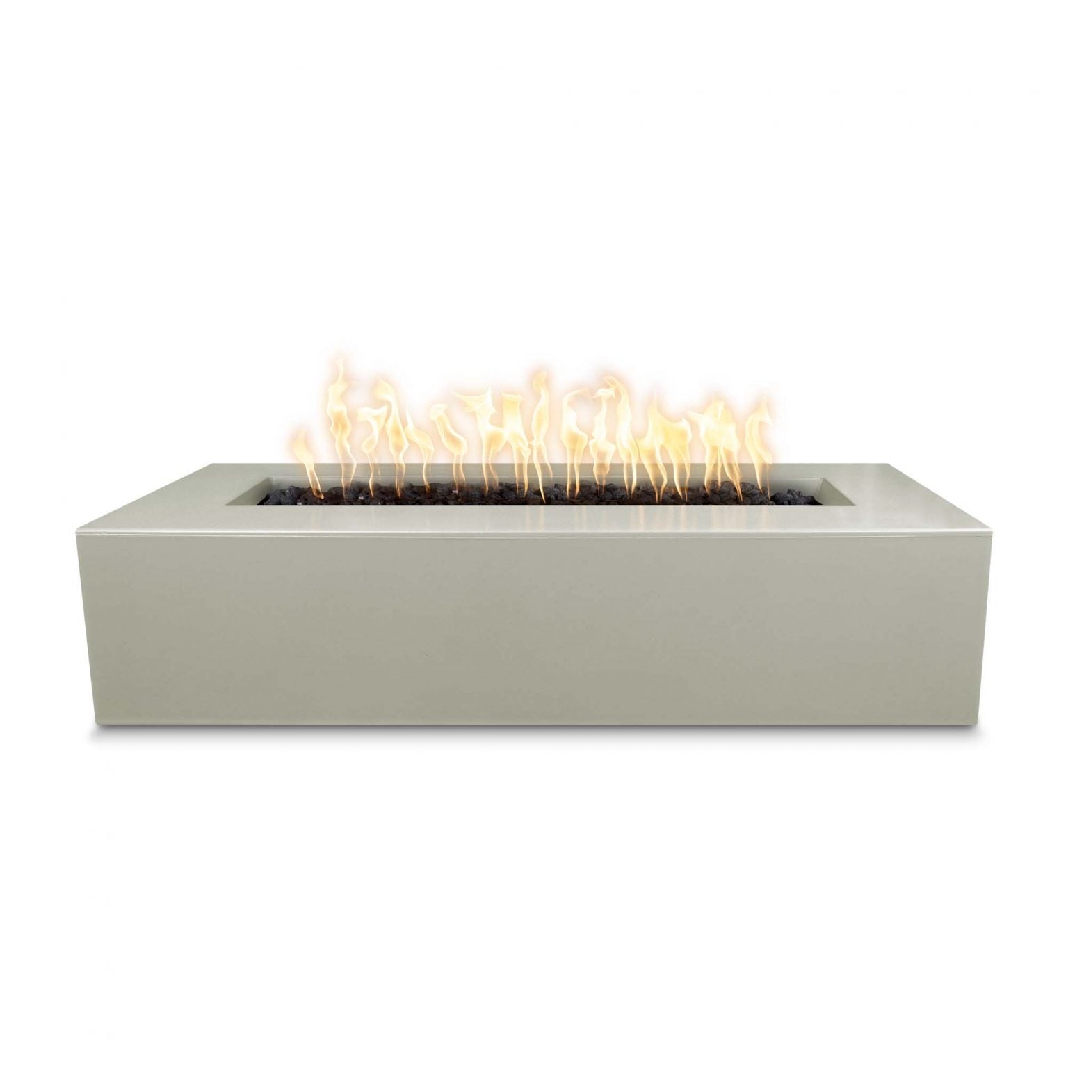 The Outdoor Plus 54" Rectangular Regal Fire Pit - GFRC Concrete