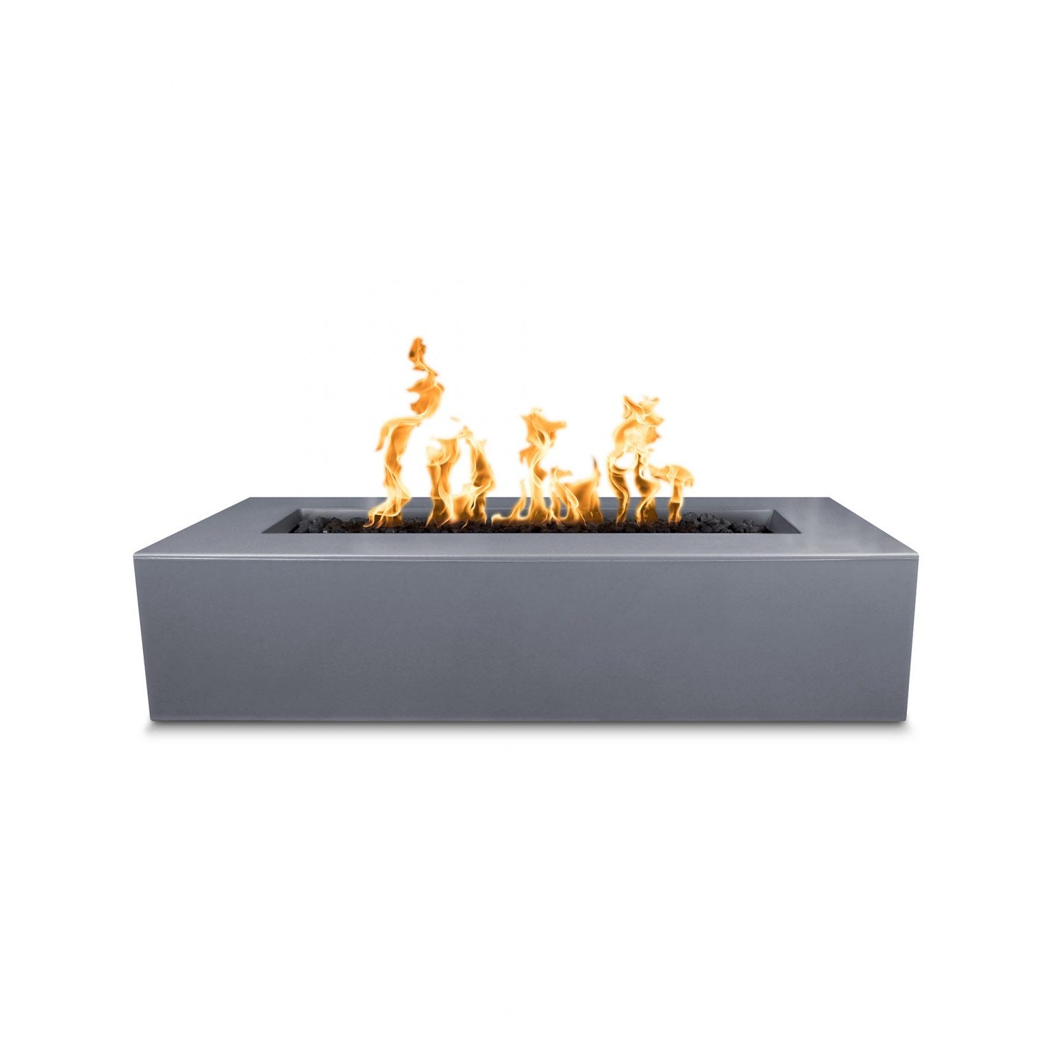 The Outdoor Plus 54" Rectangular Regal Fire Pit - GFRC Concrete
