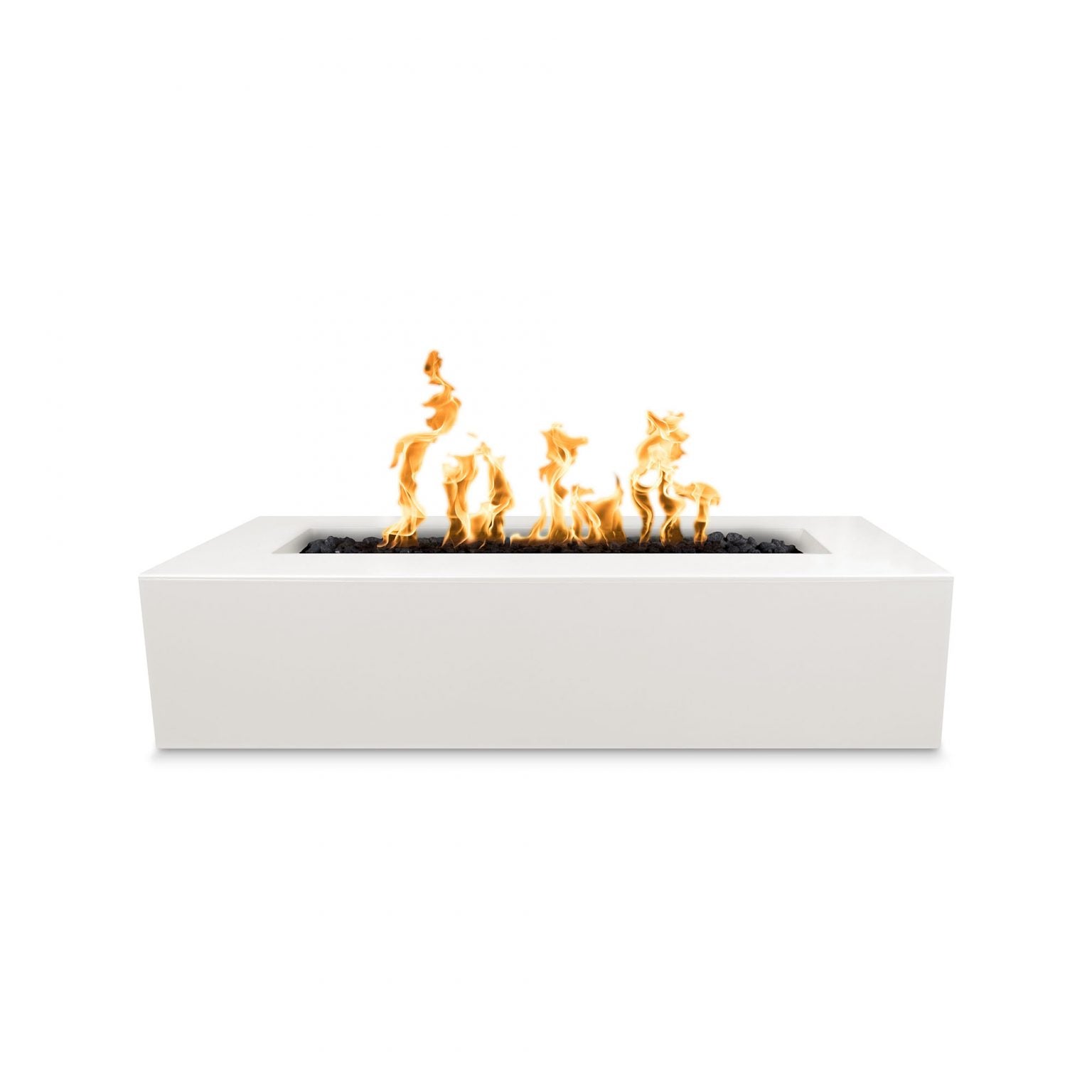 The Outdoor Plus 54" Rectangular Regal Fire Pit - GFRC Concrete