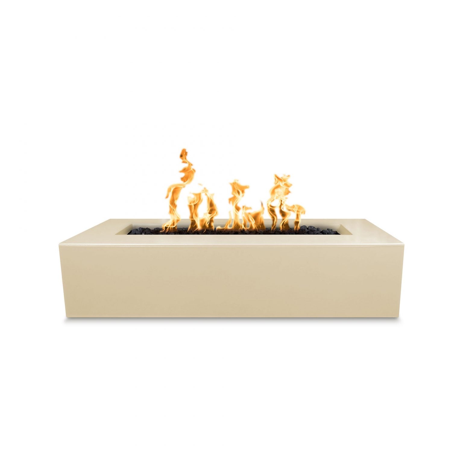 The Outdoor Plus 54" Rectangular Regal Fire Pit - GFRC Concrete