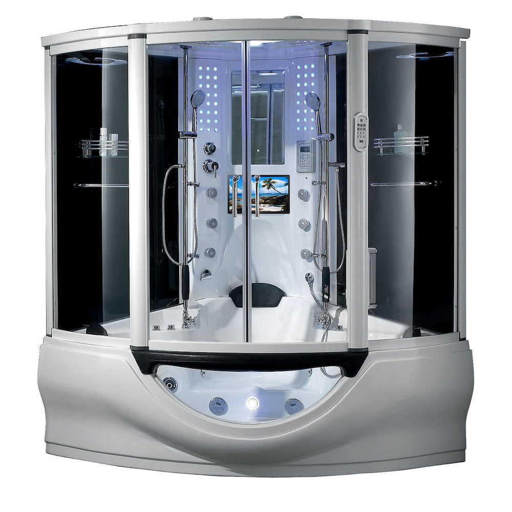 Maya Bath Platinum Superior Steam Shower w/ Built-In TV