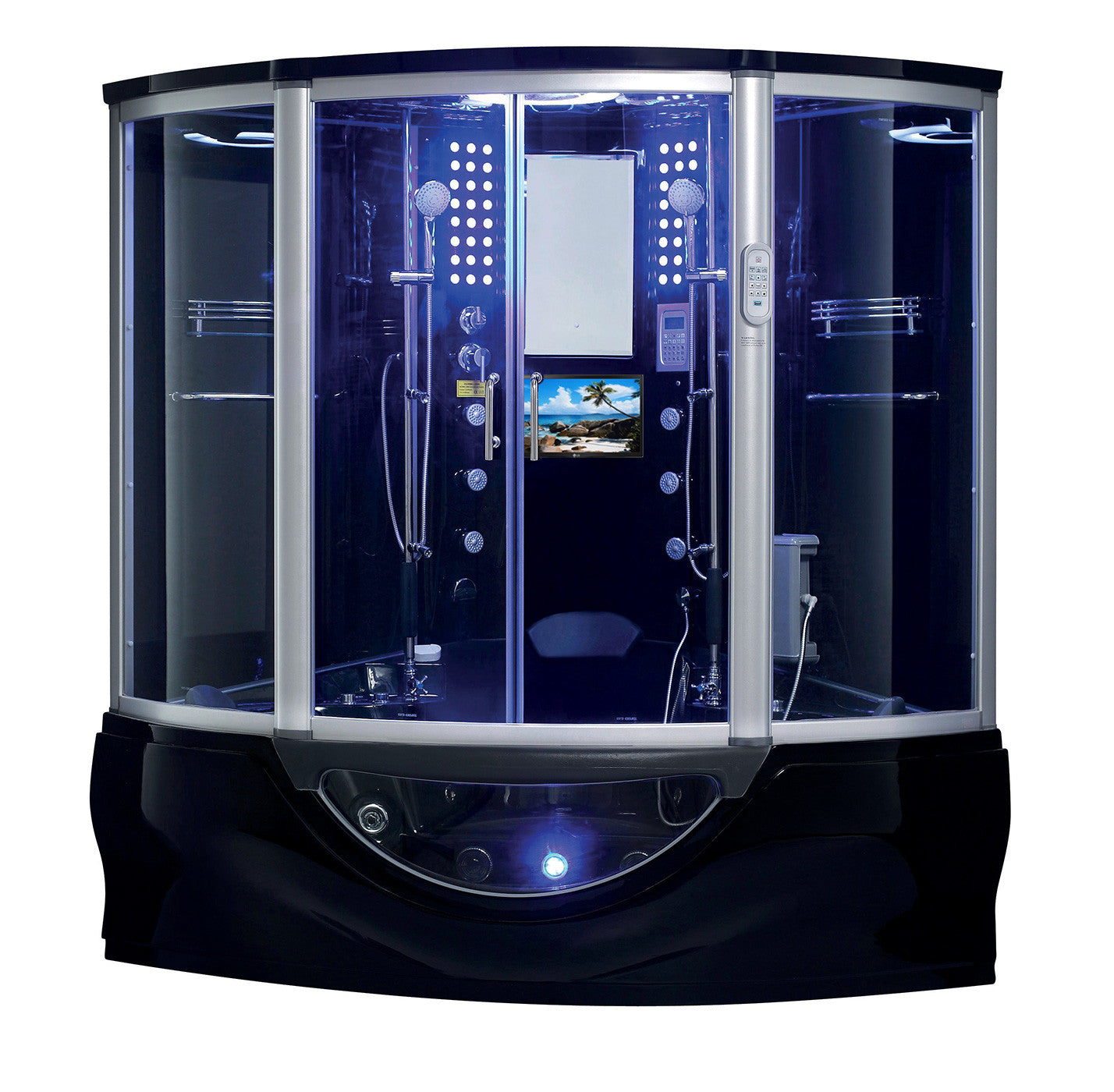 Maya Bath Platinum Superior Steam Shower w/ Built-In TV