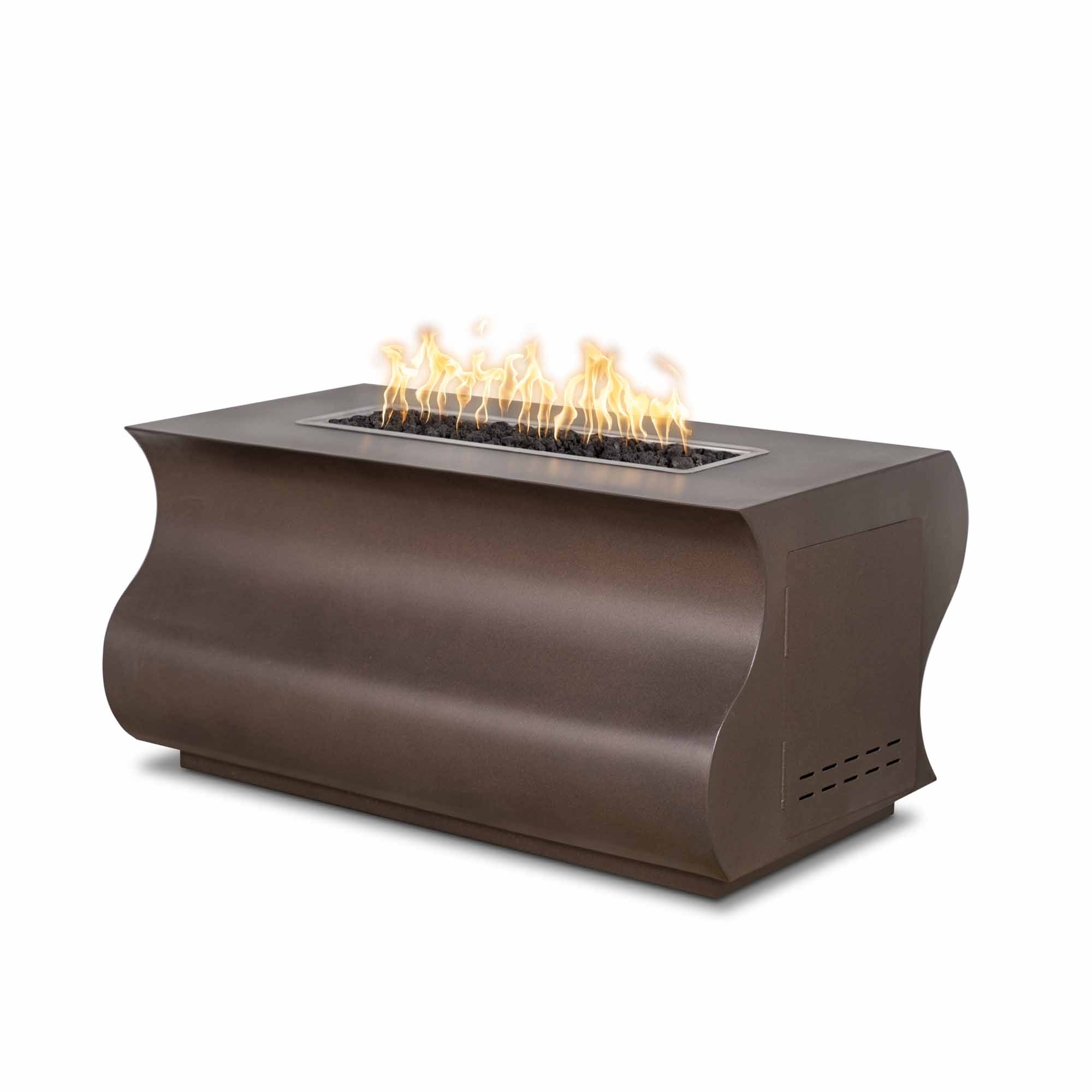 The Outdoor Plus 48" Rectangular Tidal Fire Pit - Corten Steel