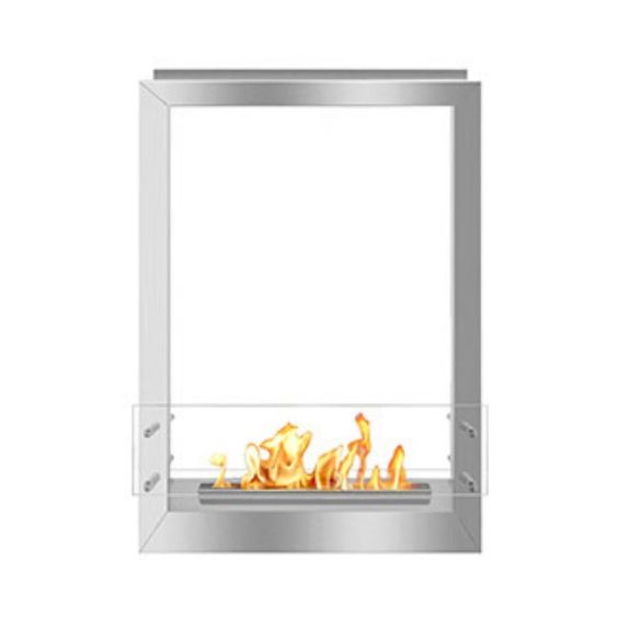 The Bio Flame 24" Firebox Double-Sided Ethanol Fireplace