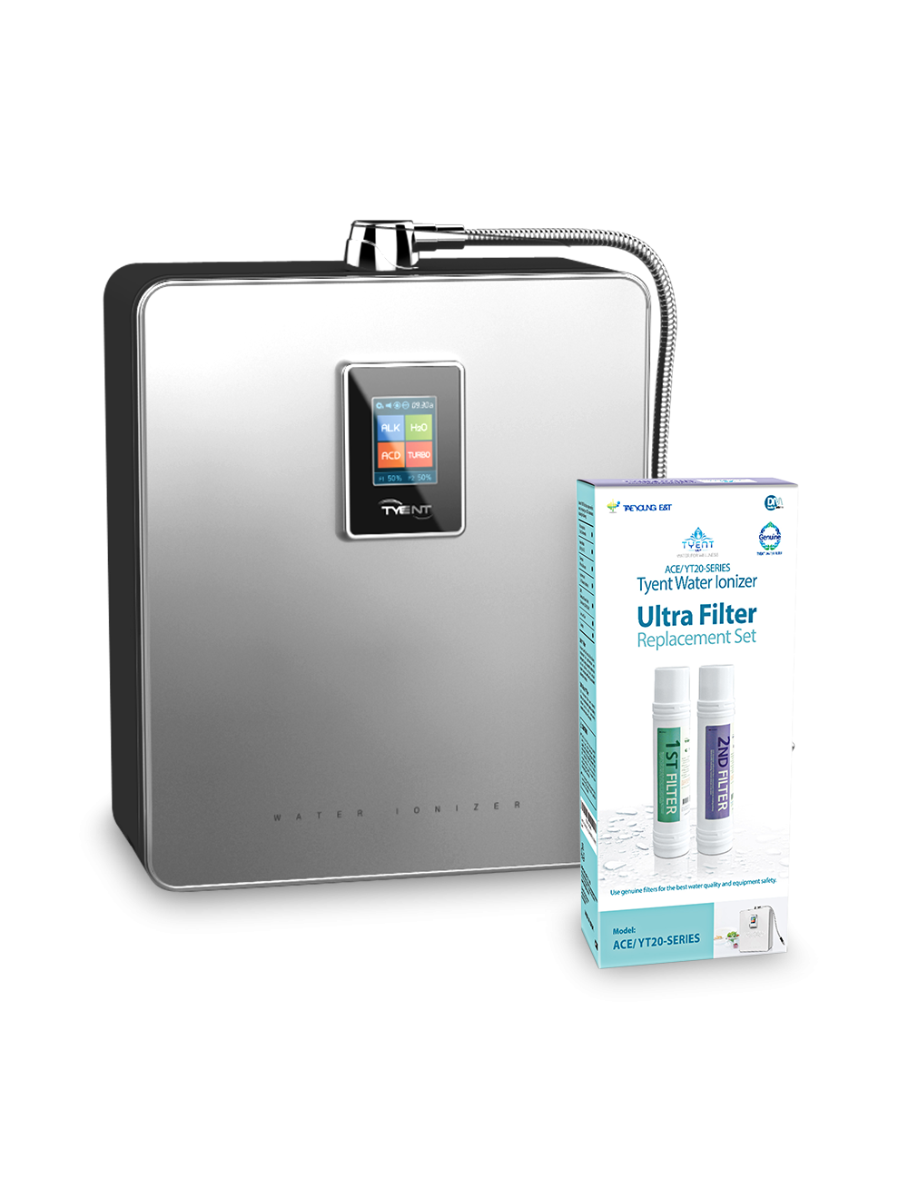 Tyent ACE Ultra Filter Set: Fits 11 & 13 Plate ACE Countertop Water Ionizers