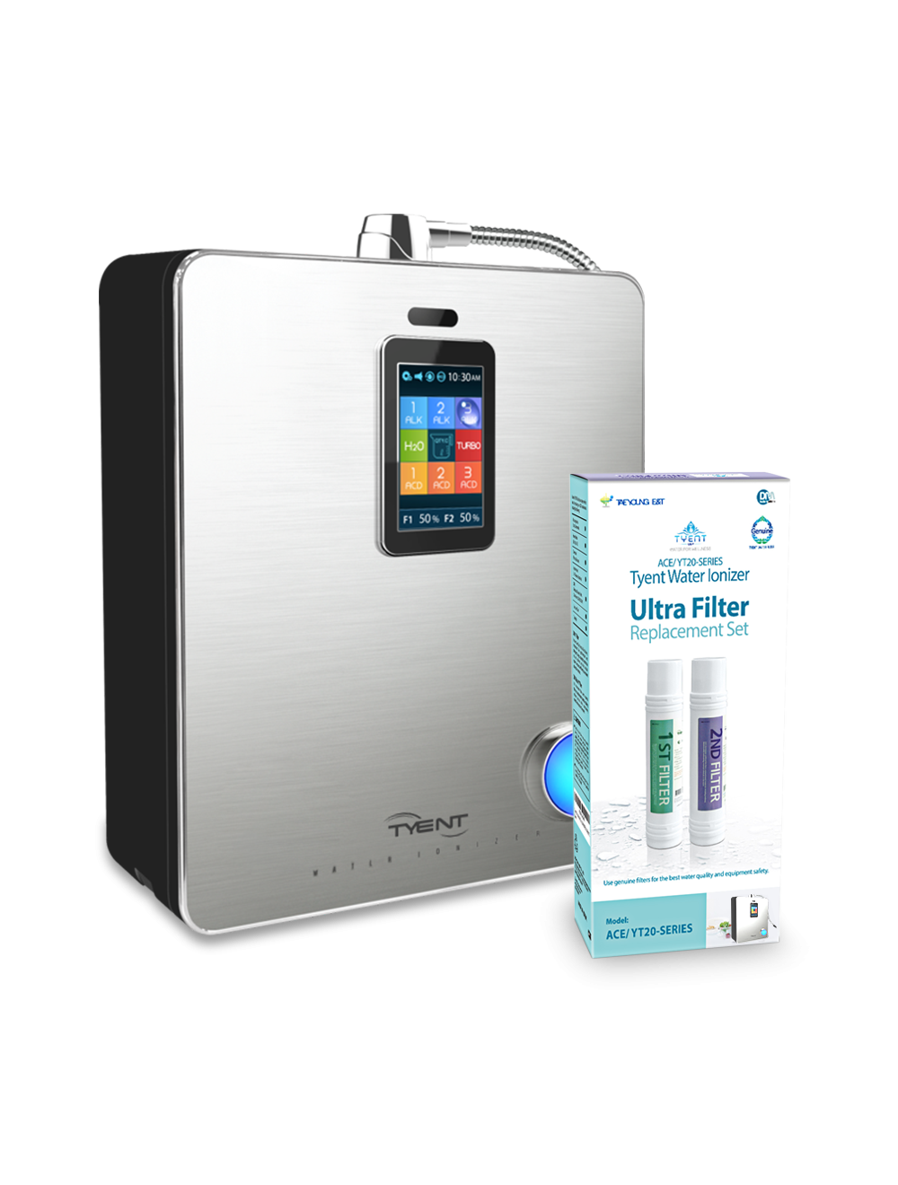 Tyent ACE Ultra Filter Set: Fits 11 & 13 Plate ACE Countertop Water Ionizers