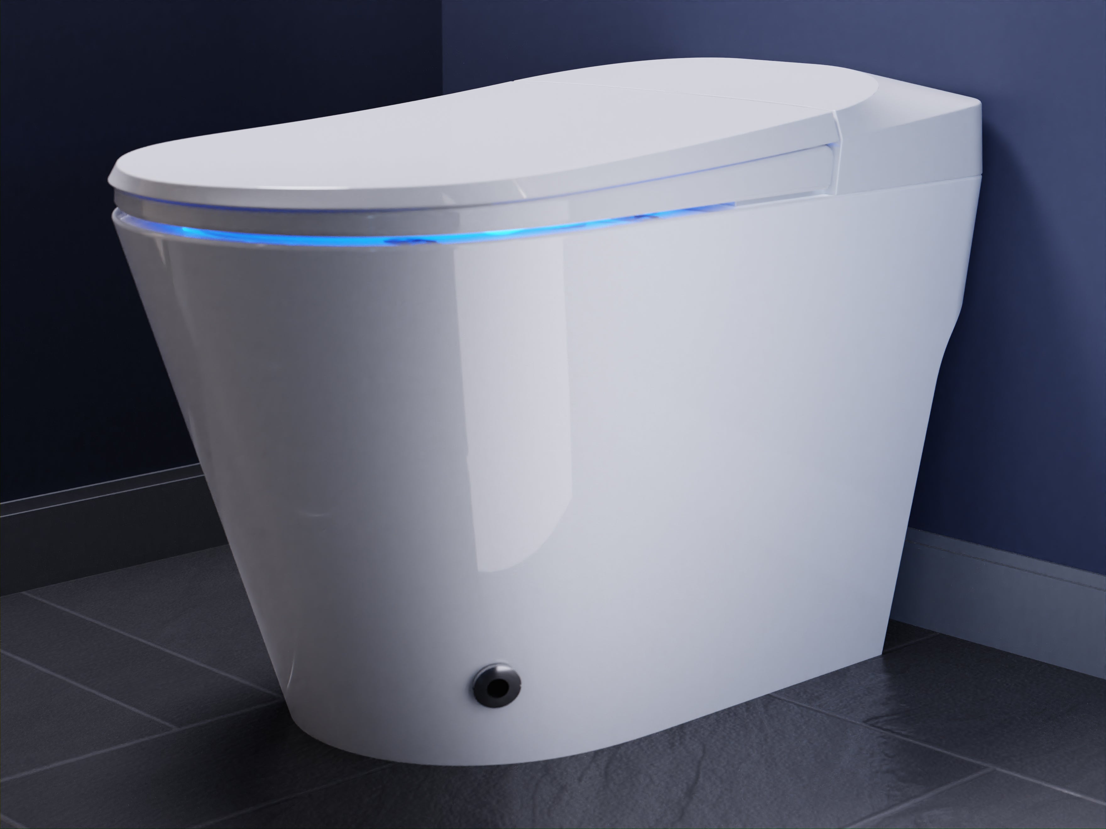 ANZZI ENVO Echo Elongated Smart Toilet Bidet in White with Auto Open, Auto Close, Auto Flush, and Heated Seat TL-STFF950WH