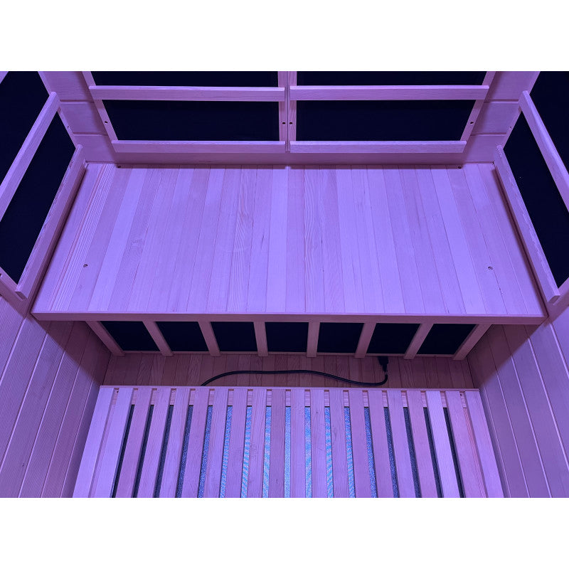 SteamSpa Home Sauna Room 1-2 Person Hemlock Wooden Indoor Infrared Sauna