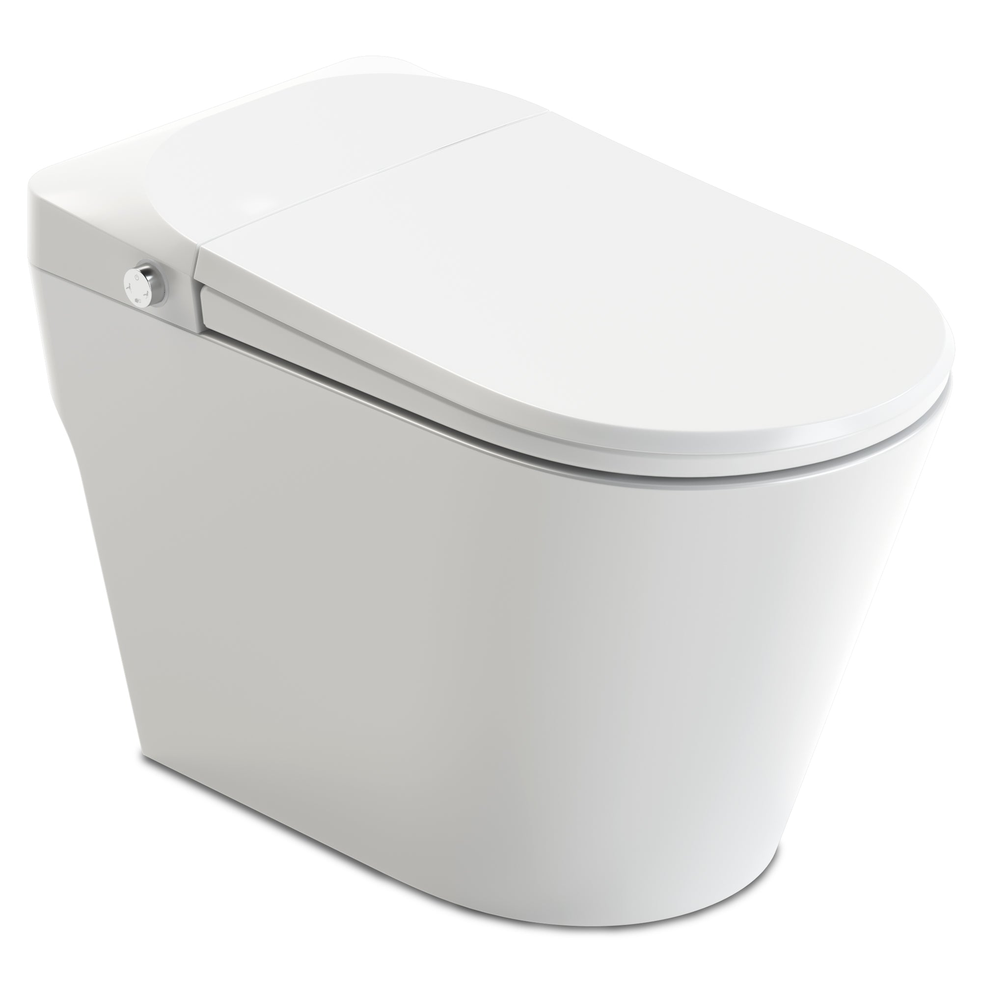 ANZZI ENVO Echo Elongated Smart Toilet Bidet in White with Auto Open, Auto Close, Auto Flush, and Heated Seat TL-STFF950WH