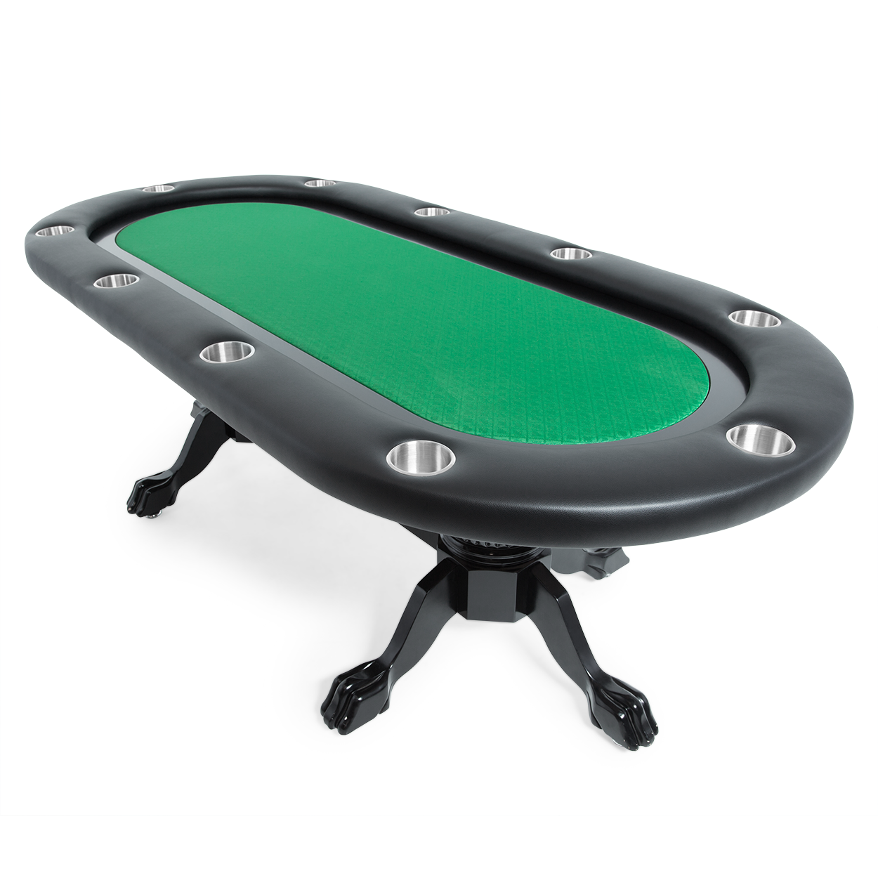 BBO Pokertables Elite Poker Table with Black Racertrack