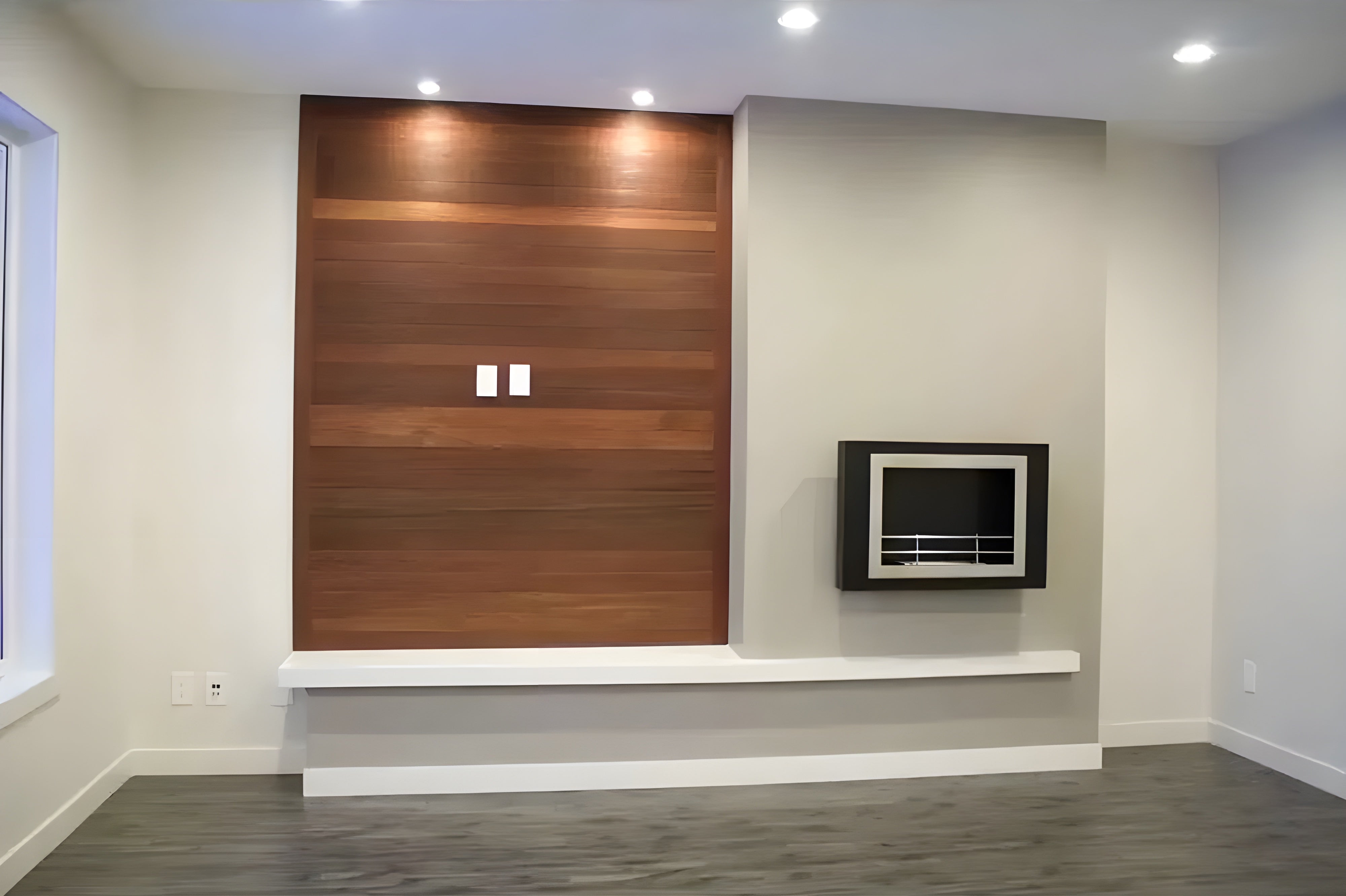 The Bio Flame Fiorenzo 33" Wall Mounted Ethanol Fireplace