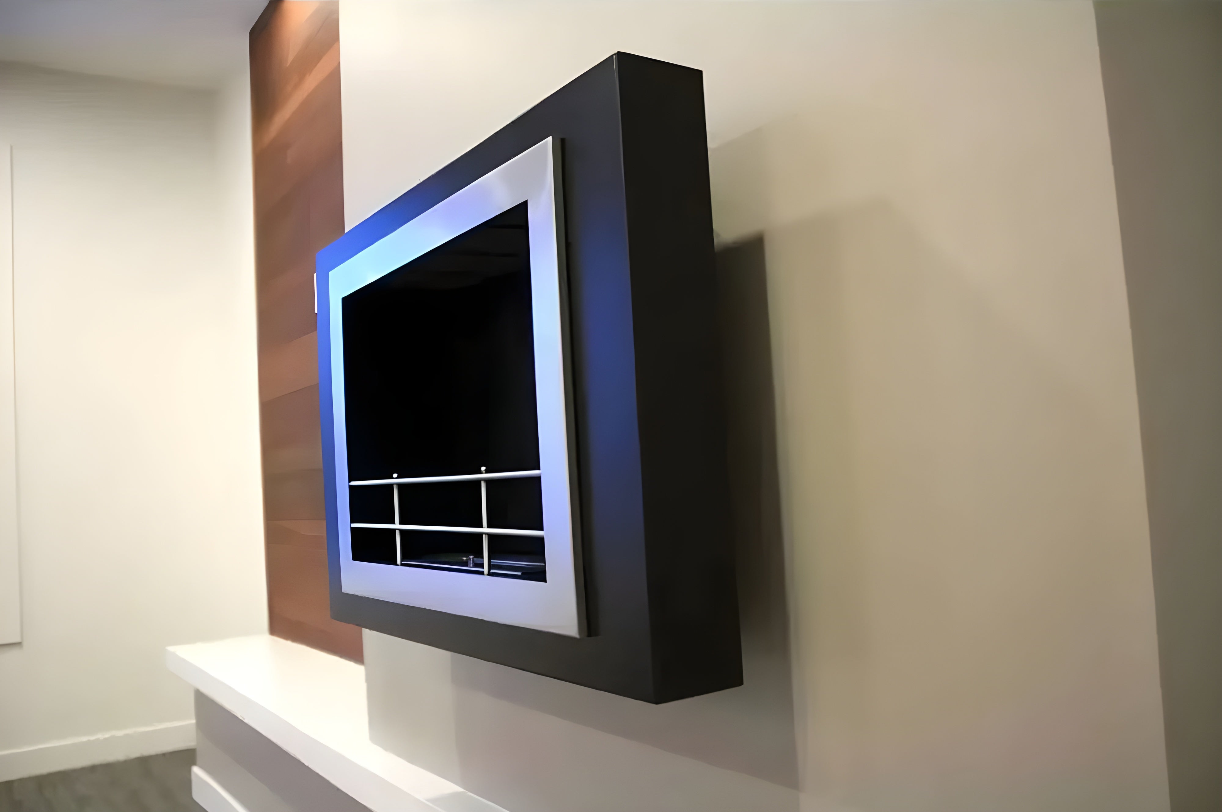 The Bio Flame Fiorenzo 33" Wall Mounted Ethanol Fireplace
