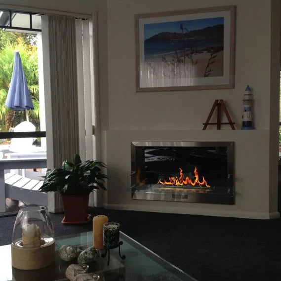 The Bio Flame 38" Firebox Double-Sided Ethanol Fireplace