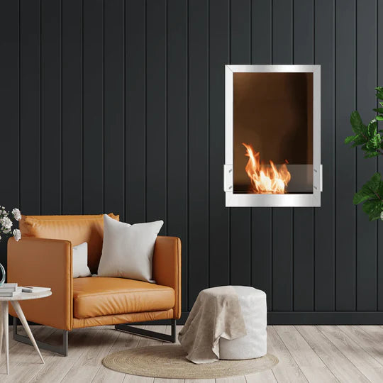 The Bio Flame 24" Firebox Double-Sided Ethanol Fireplace