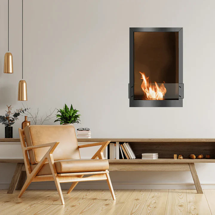 The Bio Flame 24" Firebox Double-Sided Ethanol Fireplace