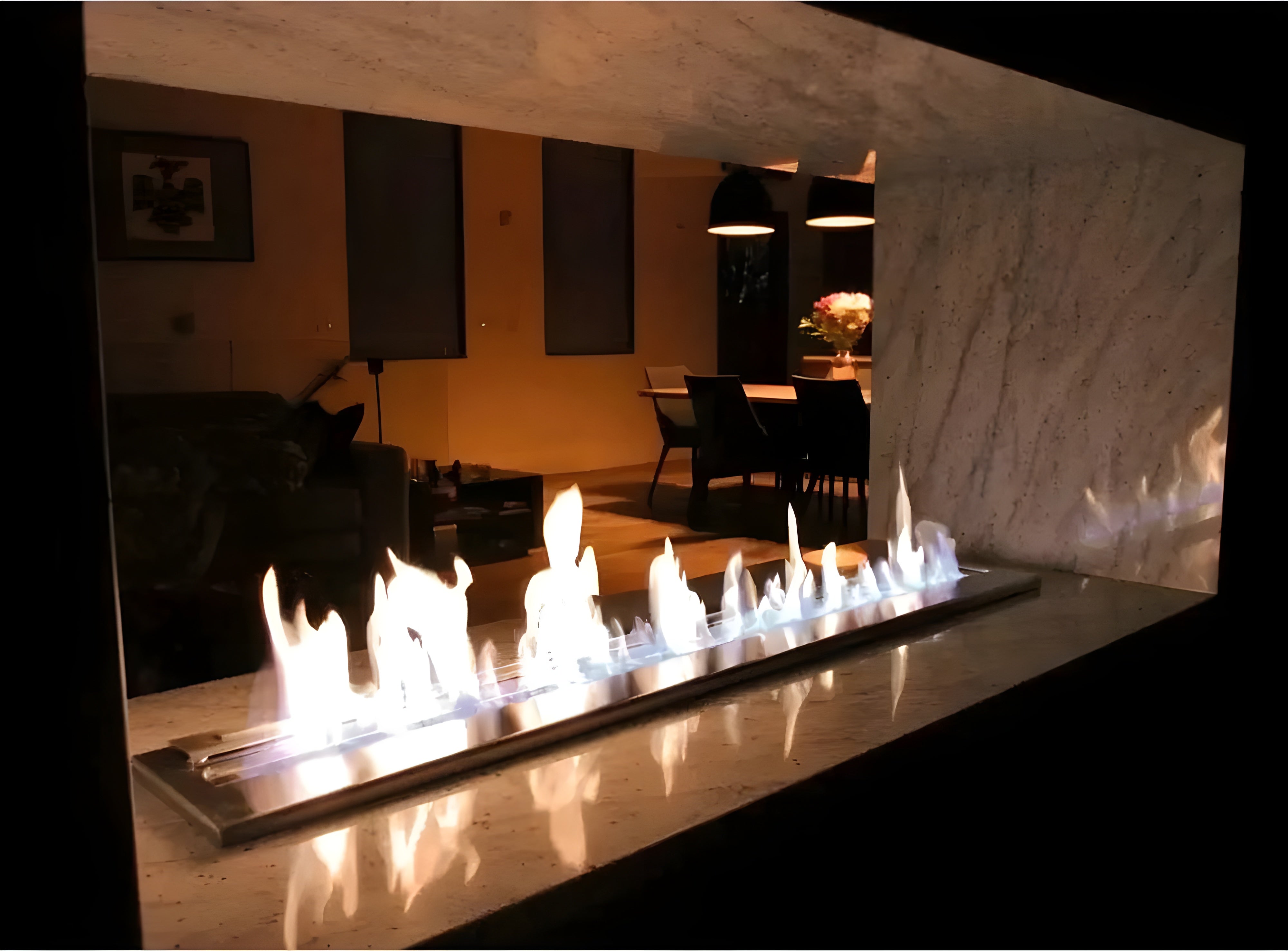 The Bio Flame SMART Burner Remote Controlled Ethanol Fireplace Burner