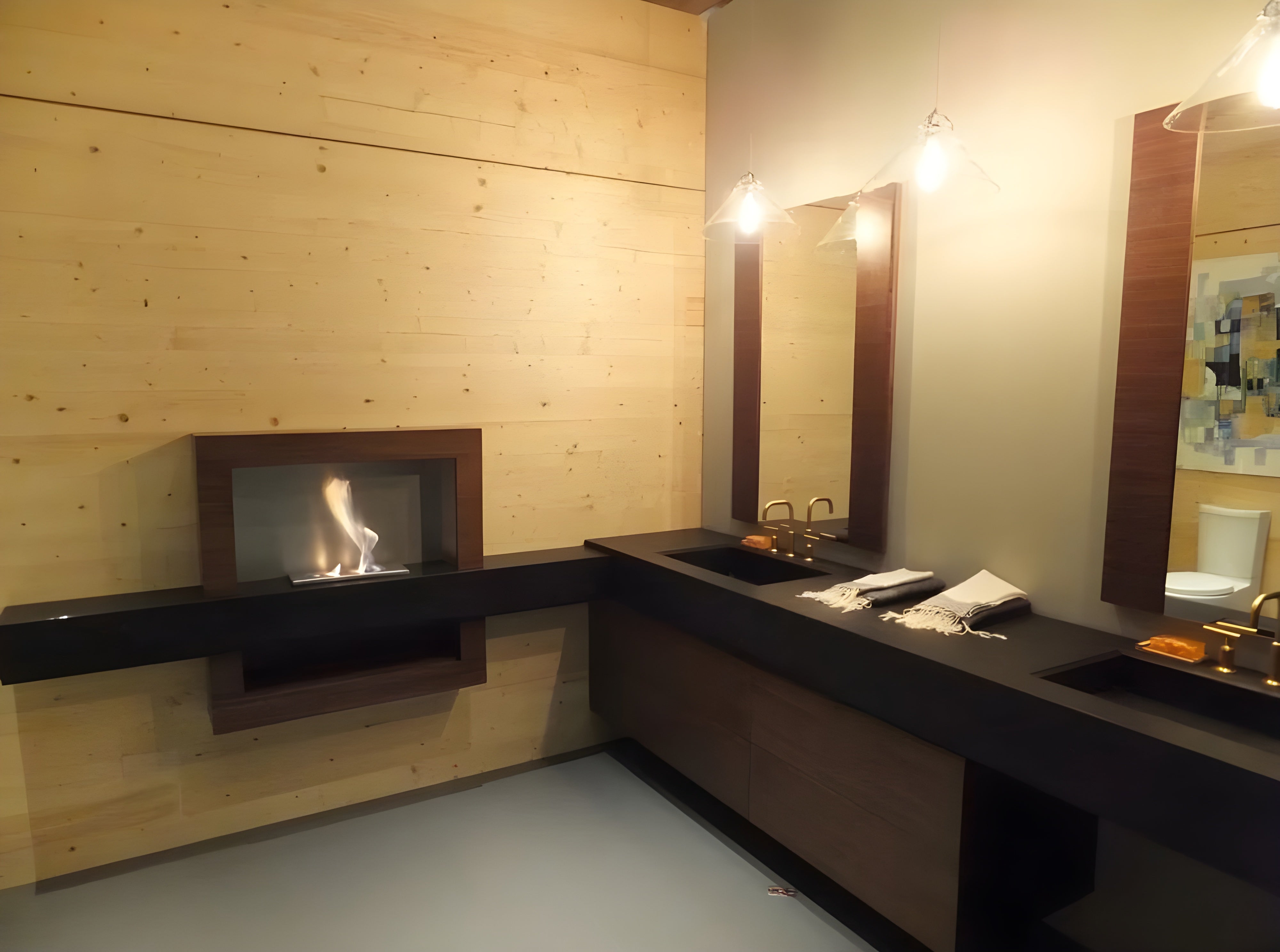 The Bio Flame SMART Burner Remote Controlled Ethanol Fireplace Burner