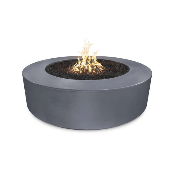 The Outdoor Plus 42" Round Florence Fire Pit - GFRC Concrete - 12" Tall