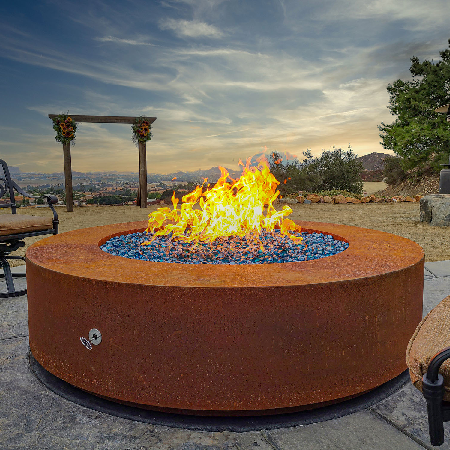 The Outdoor Plus 48" Unity Round FIre Pit - 24" Tall