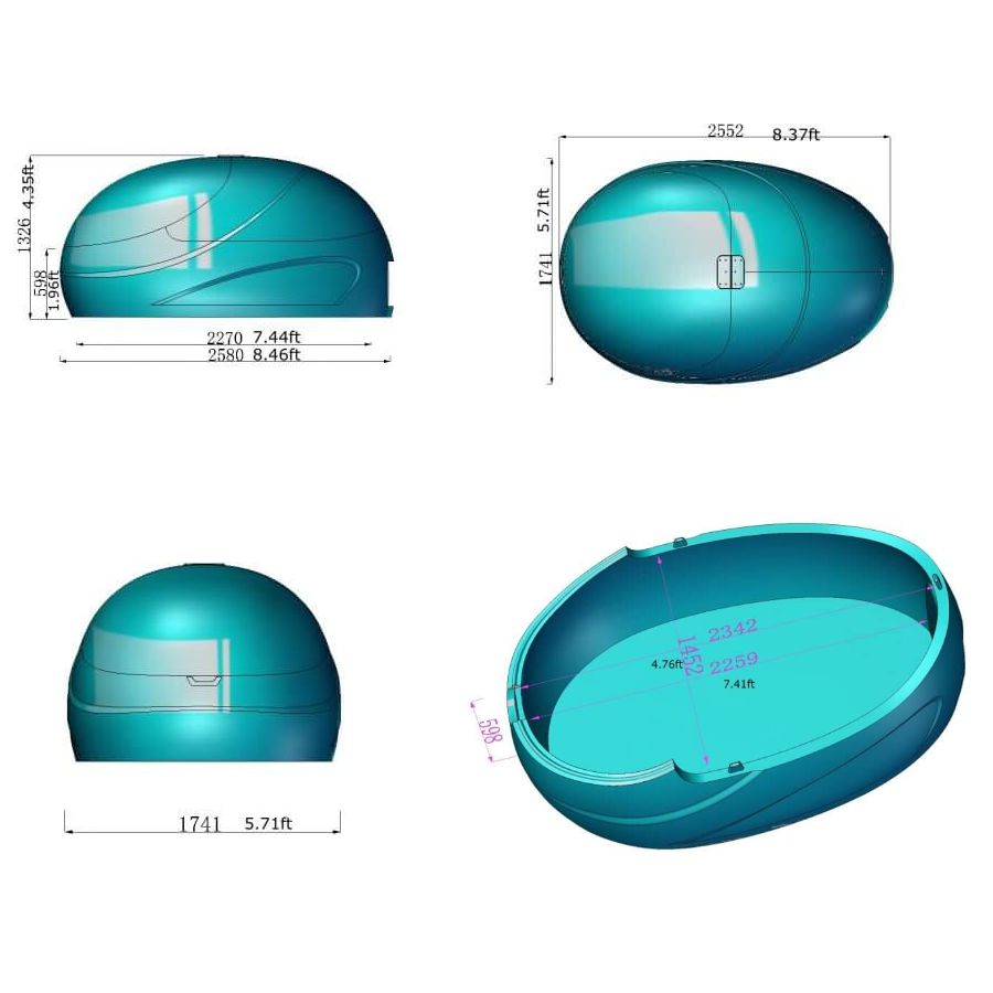 Dreampod V2 Float Pod DPFP201WPE